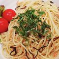 akiyuママ's cooksnap of when they made おひとりさまの塩こぶと鮭で簡単パスタ.