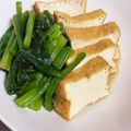 クックXEPM8S☆'s cooksnap of when they made ほうれん草と厚揚げの煮物ダイエットおかず.