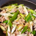 ニャンママ☆'s cooksnap of when they made 糖質制限♪豚肉とﾈｷﾞの醤油炒め★.