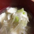 まめ１００ｇ's cooksnap of when they made 切り干し大根と崩し豆腐の中華スープ。.