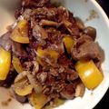 initium's cooksnap of when they made 砂肝＆鶏レバーのマリネ風炒め煮(冷凍可).