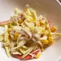 さちぶた♪'s cooksnap of when they made カニカマとコーンの春キャベツコールスロー.