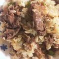 にゃんこりんご's cooksnap of when they made ☆ビーフガーリックピラフ☆.