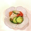 クックEBXFTK☆'s cooksnap of when they made トマトとキュウリのゴマ入り和風サラダ.