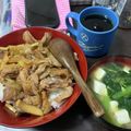 Kuma0922's cooksnap of when they made 豚バラ肉ときのこのどんぶり.