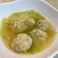 モミ太くん's cooksnap of when they made 春キャベツと鶏団子のスープ(o^^o)♪.