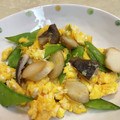 モミ太くん's cooksnap of when they made お弁当用おかず 絹さやエリンギ卵炒め.