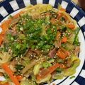 ＊ちょこころね＊'s cooksnap of when they made 甘辛♡味噌焼きうどん♪.