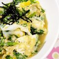 よしよしのキッチン☆'s cooksnap of when they made 春菊の和風たまごとじ【話題入り！】.