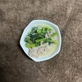 NOSECOOK's cooksnap of when they made 豚バラとほうれん草の味噌クリーム煮.