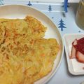 夕湖★'s cooksnap of when they made 手づかみ離乳食♡オムライス風おやき.