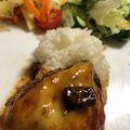 トウキョウ's cooksnap of when they made お肉屋さんのハンバーグ.