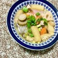 ふたごゆき's cooksnap of when they made 【セブン風】根菜たっぷり生姜もち麦スープ.
