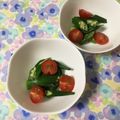 puniＫ's cooksnap of when they made ☆オクラ＆トマトのドレ和え☆.