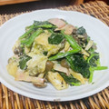 料理男子部's cooksnap of when they made 栄養満点☆ほうれん草と牡蠣のオイバタ炒め.