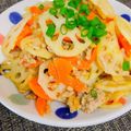 へい♡ゆー♡'s cooksnap of when they made スライス蓮根と豚挽肉の生姜入りきんぴら.