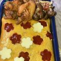 まめまるM's cooksnap of when they made お弁当用オムライス❤ケチャップを綺麗に✿.