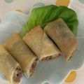 クックJWLD9G☆'s cooksnap of when they made 具はレンジで♪たっぷり野菜と豚肉の春巻き.