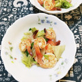 ﾁｲﾁｬﾝﾏﾏ's cooksnap of when they made 海老とレタスの昆布茶炒め☆.