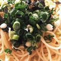 maaaayuu's cooksnap of when they made 超手抜き！梅こぶ茶パスタ！.
