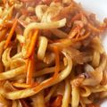 カレンダー★'s cooksnap of when they made ♡焼きうどん♡こってり甘いソース味♥.