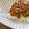 hinamama❁'s cooksnap of when they made ひき肉とピーマンのカレー♡.