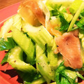 まっさまさママ's cooksnap of when they made セロリと生ハムの和え物.