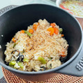 shiho23's cooksnap of when they made STAUBで！ 牡蠣の炊き込みごはん.