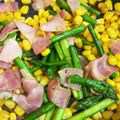 ぴぐみ＊'s cooksnap of when they made アスパラとベーコンとコーンのバター炒め☆.