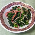 コムギ大好き's cooksnap of when they made ナンプラーでほうれん草とカニカマおひたし.