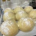 チョコアイス♪'s cooksnap of when they made 手ごねのふっくら白パン.