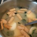 ゆりはるみ♡'s cooksnap of when they made ほっこり長芋と油揚げのお味噌汁.