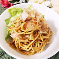 ゆるмαмα's cooksnap of when they made 和風♪海苔佃煮と梅干しのパスタ.