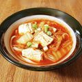 やなぎだまこ's cooksnap of when they made とうふキムチスープ.