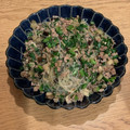 nonchiyasu's cooksnap of when they made 豚ひき肉と春雨のオイスター炒め.