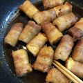 なおたろう's cooksnap of when they made 少ないお肉で大満足♡厚揚げの豚バラ巻き.
