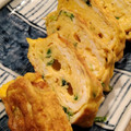 KannoPopo's cooksnap of when they made 桜エビと小ネギの卵焼き♡甘くない♪.