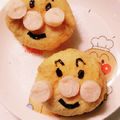 クックEGKR3Q☆'s cooksnap of when they made キャラ弁にも☆子供が喜ぶアンパンマン稲荷.