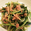 む〜らん♪'s cooksnap of when they made ♫♬♪　水菜とツナのさっと炒め　♫♬♪.