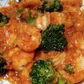 実１１３'s cooksnap of when they made 海老とブロッコリーのチリソース炒め.