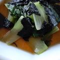 網戸もえ's cooksnap of when they made 青梗菜の磯和え.