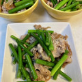 yu228's cooksnap of when they made 豚肉とにんにくの芽の炒め物.