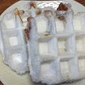 rikoe's cooksnap of when they made お正月の残り餅消費に。あんこモッフル♡.