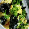 彩菜と藍のままん's cooksnap of when they made きくらげと卵のネギ塩炒め【作り置き】.