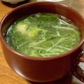 まなポコ's cooksnap of when they made 水菜の梅すまし汁.
