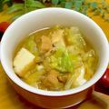 ルパンのかあさん☆彡's cooksnap of when they made 春キャベツと厚揚げの味噌汁.
