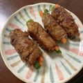 なつっこりー's cooksnap of when they made エリンギの牛肉巻き.