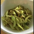 pali's cooksnap of when they made セロリのスパイスきんぴら　.