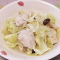 うーれい's cooksnap of when they made チキンとキャベツの重ね蒸しバター風味.