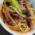 とろけい's cooksnap of when they made ホタルイカと春キャベツのパスタ.